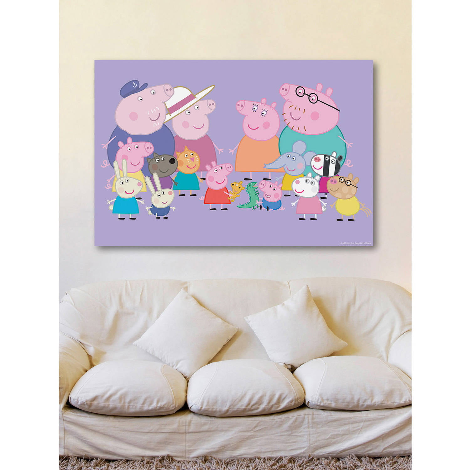 Peppa Pig Kids Painting by Numbers for Child Design With Peppa Wall Decor  Own Picture Paint by Numbers Kids Gift Set DIY Oil Painting JD0007 