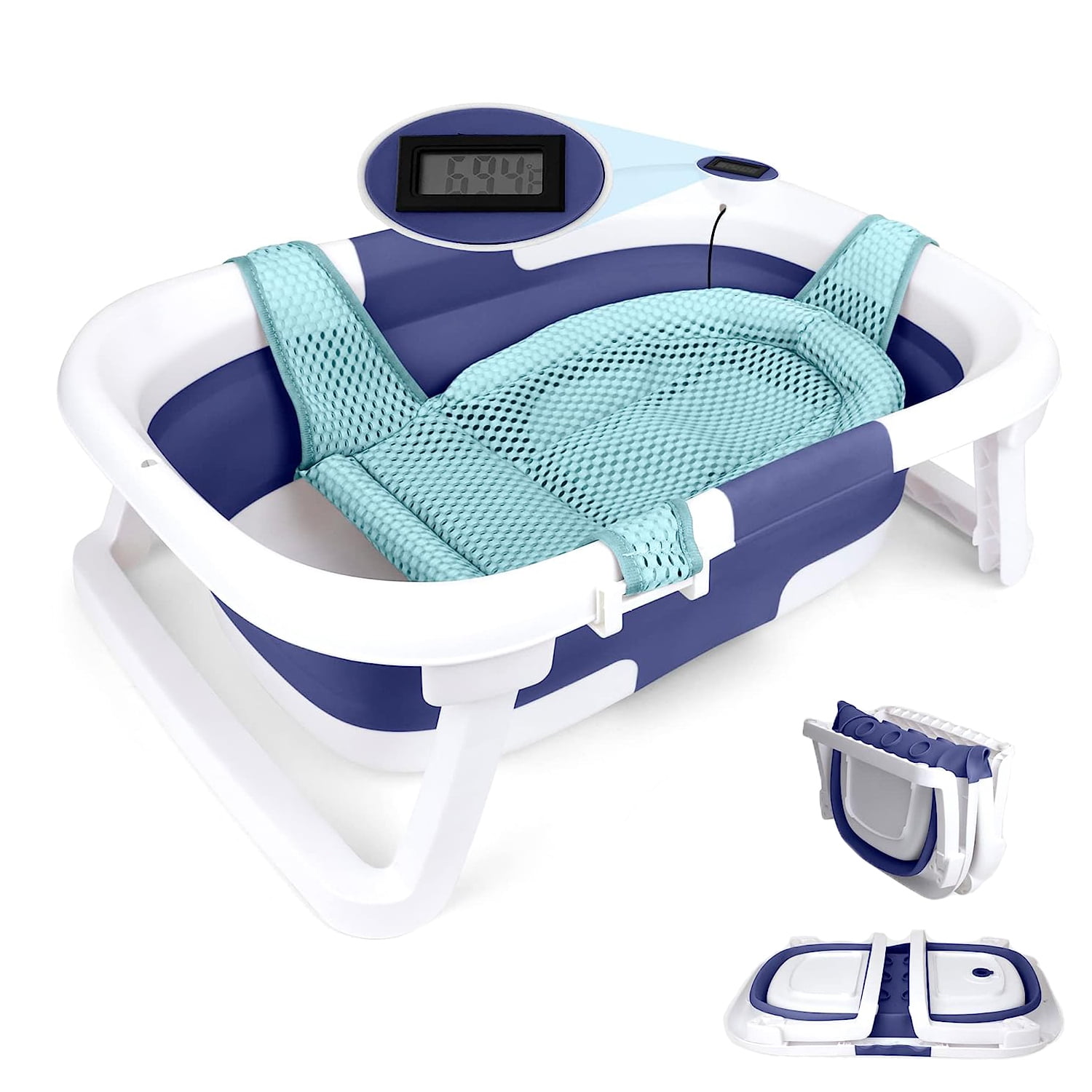 Prociv Foldable Baby Bathtub for Infants to Toddler,Portable Travel