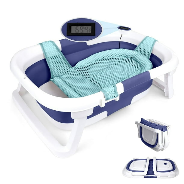 Prociv Foldable Baby Bathtub for Infants to Toddler,Portable Travel