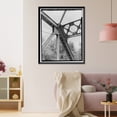 thumbnail image 3 of Historic Framed Print, Gaylordsville Bridge, Spanning Housatonic River at U.S. Highway 7, New Milford, Litchfield County, CT - 7, 17-7/8" x 21-7/8", 3 of 9