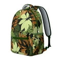 thumbnail image 2 of Hawaiian Jungle Leaves Backpack Tropical Floral Summer School Bag for Students Vibrant Exotic Print for Travel, 2 of 6