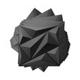 thumbnail image 2 of Panel Decorativo 3D Interiorart Impermeable 5m² Triangular, 2 of 7