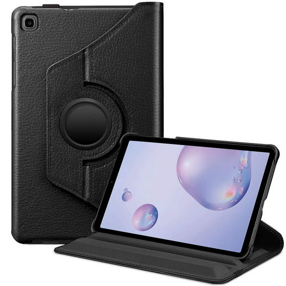 Rotating Case Compatible with Samsung Tab A 8.4" 2020 (Model: SM-T307), Galaxy Tab A 8.4 Case, Protective Lightweight Leather Shell Book Cover with 360 Degree Rotating Kickstand Black