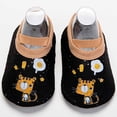 thumbnail image 4 of ZCFZJW Cute Cartoon Pattern Baby Floor Socks Summer Toddler Kids Boys Girls Anti-Slip Slipper Shoes Home Indoor Soft Soled Shoes Socks Z05-Black 18-24 Months, 4 of 4