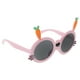 thumbnail image 3 of 1 par de gafas de sol para niños, accesorios decorativos para gafas, gafas de sol de conejito de zanahoria, 3 of 7
