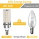 thumbnail image 4 of Bombilla LED E14 Mais, 16 W, blanco frío, 6000 K, equivalente a halógeno E14, 100 W, 120 W, 1600 lm, luz de 360°, CA 175-265 V, bombilla LED E14 para lámpara de araña/lámpara de pared/lámpara de noche, no regulable, paquete de 4 Zhivalor YQ-2774, 4 of 7