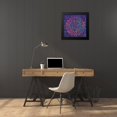 thumbnail image 4 of Ritter, Gina 20x20 Black Modern Framed Museum Art Print Titled - Spiral Burst, 4 of 5