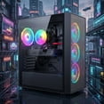 thumbnail image 4 of STGAubron Gaming Computer, RX 580 8G, Intel Core i7 8th Gen, 16G DDR4 Ram, 1T SSD, Wifi 6, BT 5.0, Windows 11 Home, 4 of 6