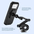 thumbnail image 2 of Soporte para teléfono móvil de bicicleta, soporte impermeable para smartphone con pantalla táctil, 2 of 7