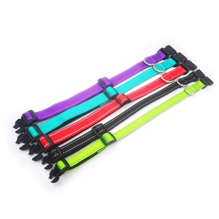 PERCEN Reflective Neoprene Padded Dog Collar, Adjustable photo 5