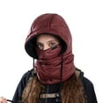 thumbnail image 3 of FRSASU Ski Mask Cold Weather Warm Soft Face Cover with Hood Neck Warmer Scarf for Women, 3 of 3