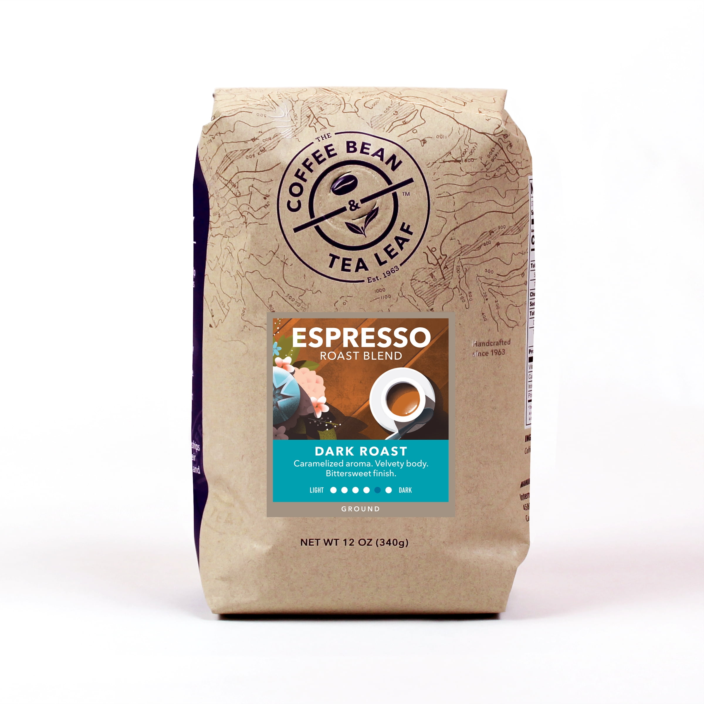 The Coffee Bean & Tea Leaf Espresso Dark Roast Ground Coffee 12 oz. Bag