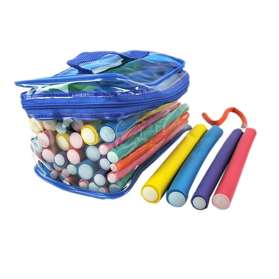 Salon Heatless Flexible Hair Rollers Curlers 7" Soft Foam Curling Ro S4L7