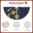 thumbnail image 5 of Kll Space Christmas Tree Skirt 48",Party Decorations Farmhouse For Christmas Decorations Holiday Party, 5 of 8