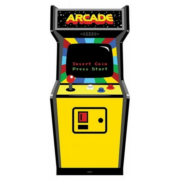 Star Cutouts Cardboard Life Size 80s Arcade Game Paper & Cardboard Cutout