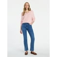 thumbnail image 6 of Time and Tru Women's Mid Rise Bootcut Jean, Sizes 0-22, 6 of 6