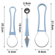 thumbnail image 2 of Cuchillo para trinchar Fruit Digger-Azul Adepaton CPB-DE-LYY1423-1, 2 of 5