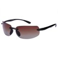 thumbnail image 4 of "The Influencer" Sport Wrap Polarized Sunglasses for Men and Women - Lightweight Frames - Amber Driving Lens, 4 of 5