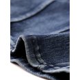 thumbnail image 5 of INSPIRE CHIC Camisole Courte en Denim Sans Manches à Encolure Carrée Extensible pour Femme m Bleu, 5 of 5