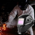 thumbnail image 3 of Auto Darkening Welding Helmet with True Color Vision for Enhanced Visibility, Adjustable Shade Range 9-13, Sensitivity Settings, Solar Power Technology, Lightweight Comfortable, 3 of 5