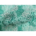 thumbnail image 4 of oneOone Cotton Poplin Aquamarine Green Fabric Skins Animal Quilting Supplies Print Sewing Fabric By The Yard 56 Inch Wide, 4 of 4