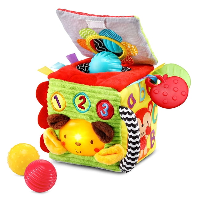 Cubo sensorial suave e inteligente Toy VTech, multicolor, de 3 a 24 meses