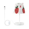 thumbnail image 3 of Cute Strawberry Tea Desk Lamp 3 Color Modes LED Table Lamp Nightstand Reading Light for Bedroom Living Room, 3 of 8
