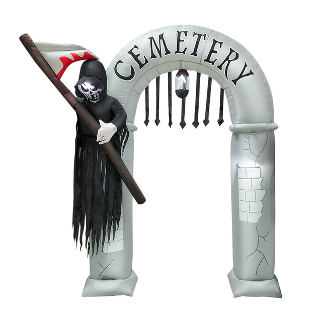 Halloween Inflatable Arch,LED Light Halloween Inflatable Inflatable Yard Decoration LED Light Halloween Inflatable Arch Built for Precision