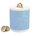 thumbnail image 1 of Winter Piggy Bank, Little Snowflakes Falling from the Sky December New Year`s Eve Blizzard, Ceramic Coin Bank Money Box for Cash Saving, 3.6" X 3.2", Blue White, by Ambesonne, 1 of 4