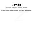 thumbnail image 2 of CMX Rear Disc Brake Rotors and Ceramic Pads Kit for Car 2017 Kia Cadenza Limited Technology with Electric Parking K8C-102136, 2 of 2
