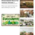 thumbnail image 3 of Bestylez Garden Gifts Vintage I Don'T Give A Suculent Gardening Signs Para El Hogar, Jardín, Invernadero, Sala De Estar, Dormitorio, Patio, Decoración Al Aire Libre, 8 X 12 Pulgadas (3363), 3 of 5