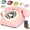 pink, variant on Retro Rotary Phone with Handset, Old Fashioned Corded Desk Telephone, Supports Calls, Cell Phones for Home Office Use(Blue)