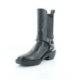 thumbnail image 6 of Circus by Sam Edelman Wesley Black Pull On Buckle Detail Square Toe Western Boot (Black, 8), 6 of 7