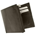 thumbnail image 4 of Premium Leather Bifold Side Flap with Snap ID Card Holder Wallet P 1533, 4 of 7