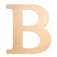 thumbnail image 2 of UNFINISHEDWOODCO Oversized Unfinished Wood Letter, 18-Inch, Beta, 2 of 4