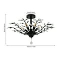thumbnail image 7 of Wildnix Crystal Chandeliers, Vintage Black Branches with Sparkling Diamond-Like Crystals, Elegant and Sturdy Design, Easy to Install, Ideal for Home or Gift Giving, 7 of 7