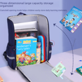 thumbnail image 2 of Mochila escolar integrada de gran capacidad para estudiantes de primaria, mochila para niños con diseño de sirena y astronauta, 2 of 5