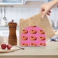 thumbnail image 2 of Yayeee Napkin Holder for Table Kitchen Paper Tissue Organization, Pink Doughnuts, 2 of 8