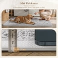 thumbnail image 6 of BERTHMEER Kitchen Rugs for Floor 2 Piece, 17.3"x30"+17.3"x47" Anti Fatigue Waterproof Black Kitchen Mats, Non Slip Comfort Standing Mat Rug for Home, Sink, Laundry, Black, 6 of 7