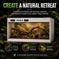 thumbnail image 3 of Large Reptile Terrarium 39x16x16 Inches, Tempered Glass Reptile Enclosure, Ventilated Habitat for Tortoises Ball Pythons(Duals Temperature Control), 3 of 9