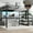 Black, variant on Bellemave Queen Size Loft Bed with Desk and Stairs,Metal Loft Bed Frame with LED Lights & USB Ports, Heavy Duty Adult Queen Loft Bed for Bedroom（Black+Wood)