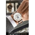 thumbnail image 6 of Business watch. Men's quartz wristwatch. Waterproof, with luminous function and calendar. Renowned men's watch, 6 of 8