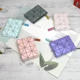 thumbnail image 2 of Mini monedero Argyll geométrico a la moda, llavero para mujer, bolso para lápiz labial, pequeño bolso de mano con Clip para dinero de China 2023, 2 of 5