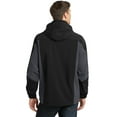 thumbnail image 3 of Port Authority Men's Waterproof Soft Shell Jacket_Black/Graphite_XL, 3 of 3