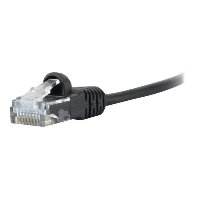 Comprehensive MicroFlex Pro AV/IT - Patch cable - RJ-45 (M) to RJ-45 (M) - 14 ft - CAT 6 - molded, snagless, stranded - black