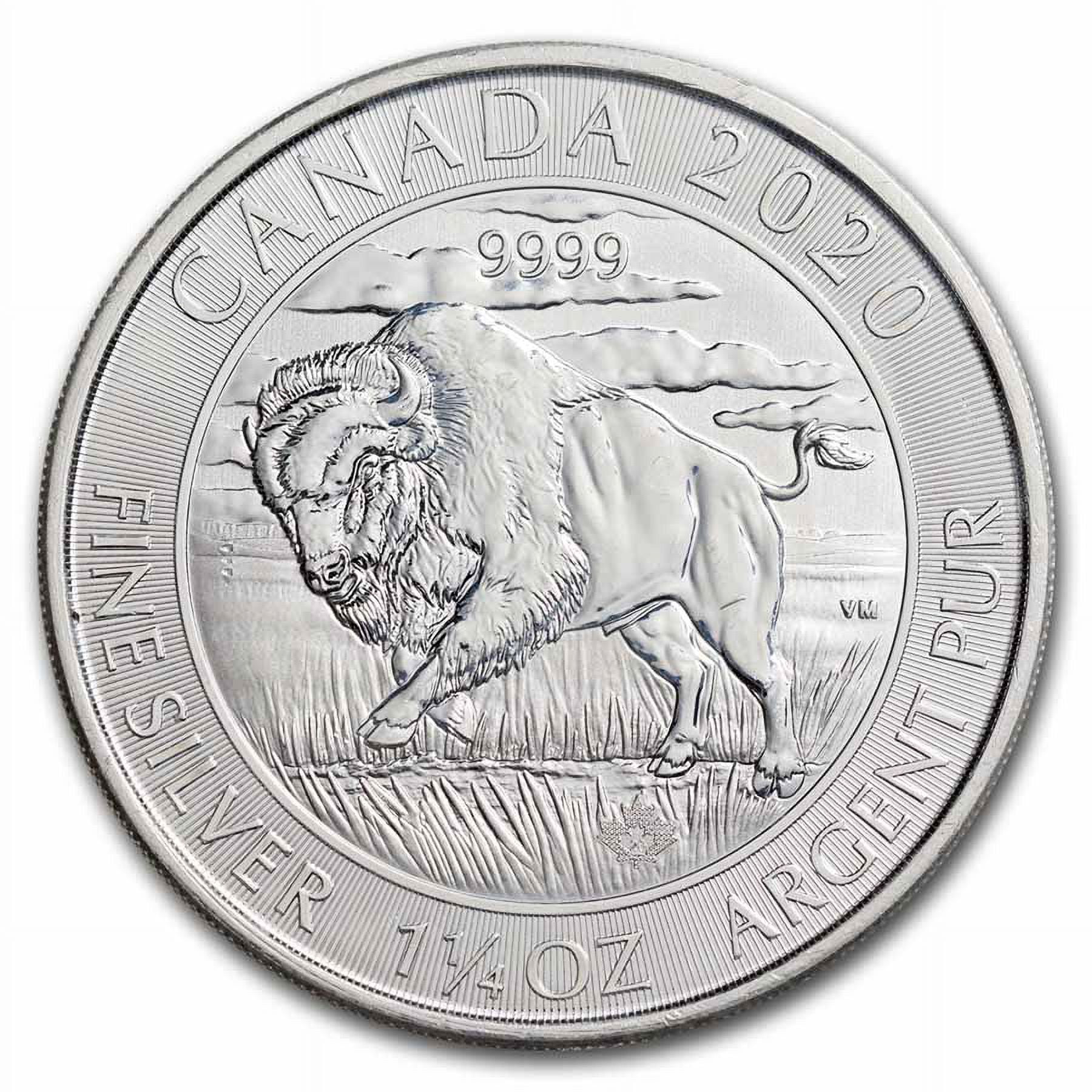 Canadian Mint 1.5 Oz Silver Grizzly Bear Bullion Coin, 38 mm, 2017