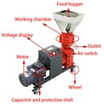 thumbnail image 3 of 3MM Feed Pellet Mill Machine Poultry Chicken Fish Feed Granulator with 4 Head Press Roller 220V 3.5KW, 3 of 16