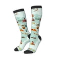 thumbnail image 2 of Balery World Travel Map Fun Novelty Socks Men'S Women'S Crew Socks Funny Crazy Novelty Socks Quirky And Cool Socks, 2 of 9