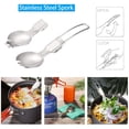 thumbnail image 5 of 6-piece camping cookware mess kit with lightweight pot, pan, mesh carry bag, ideal for backpacking, outdoor camping, hiking and picnics, 5 of 5