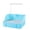 Blue, variant on Parrot Bathtub, Automatic Circulation Water, 1 Pack Light Green, for Small Pet Birds, Hanging Installed Bird Bath Tub for Cage Parrot Finches Canaries Bathing Cleaning